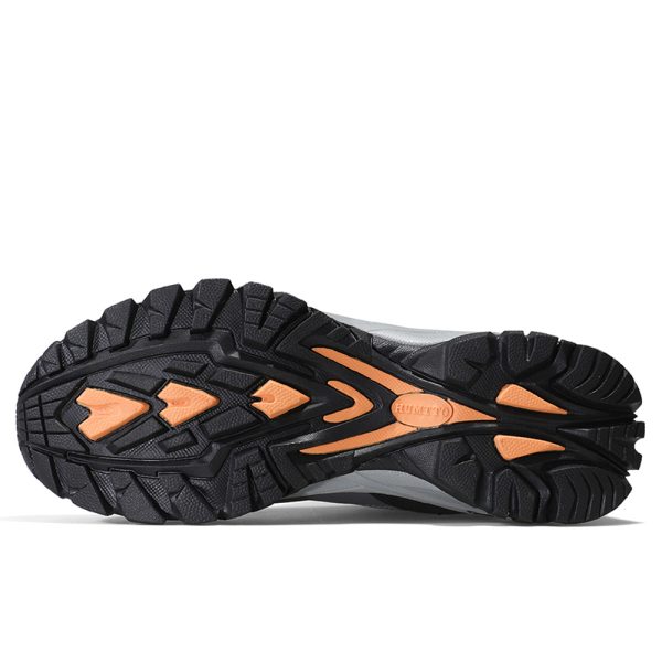 Giày trekking nam cổ thấp Humtto 110609A-2 Grey/Orange - Hình ảnh 5