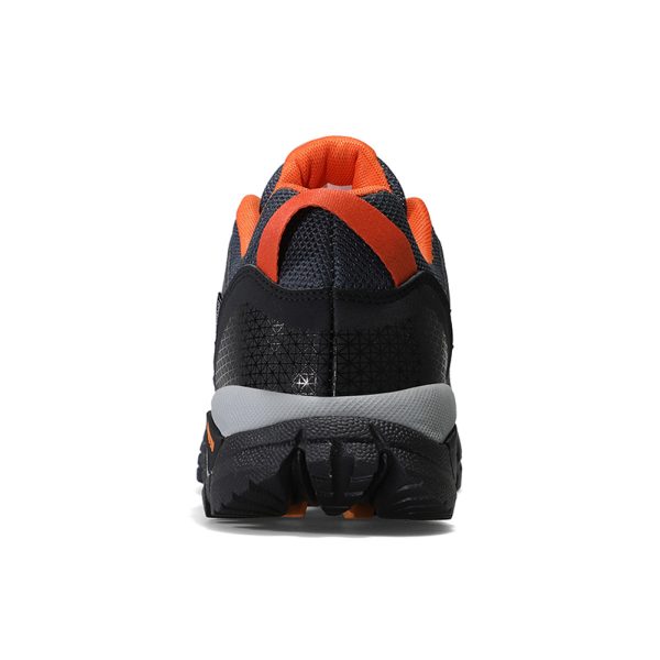 Giày trekking nam cổ thấp Humtto 110609A-2 Grey/Orange - Hình ảnh 4
